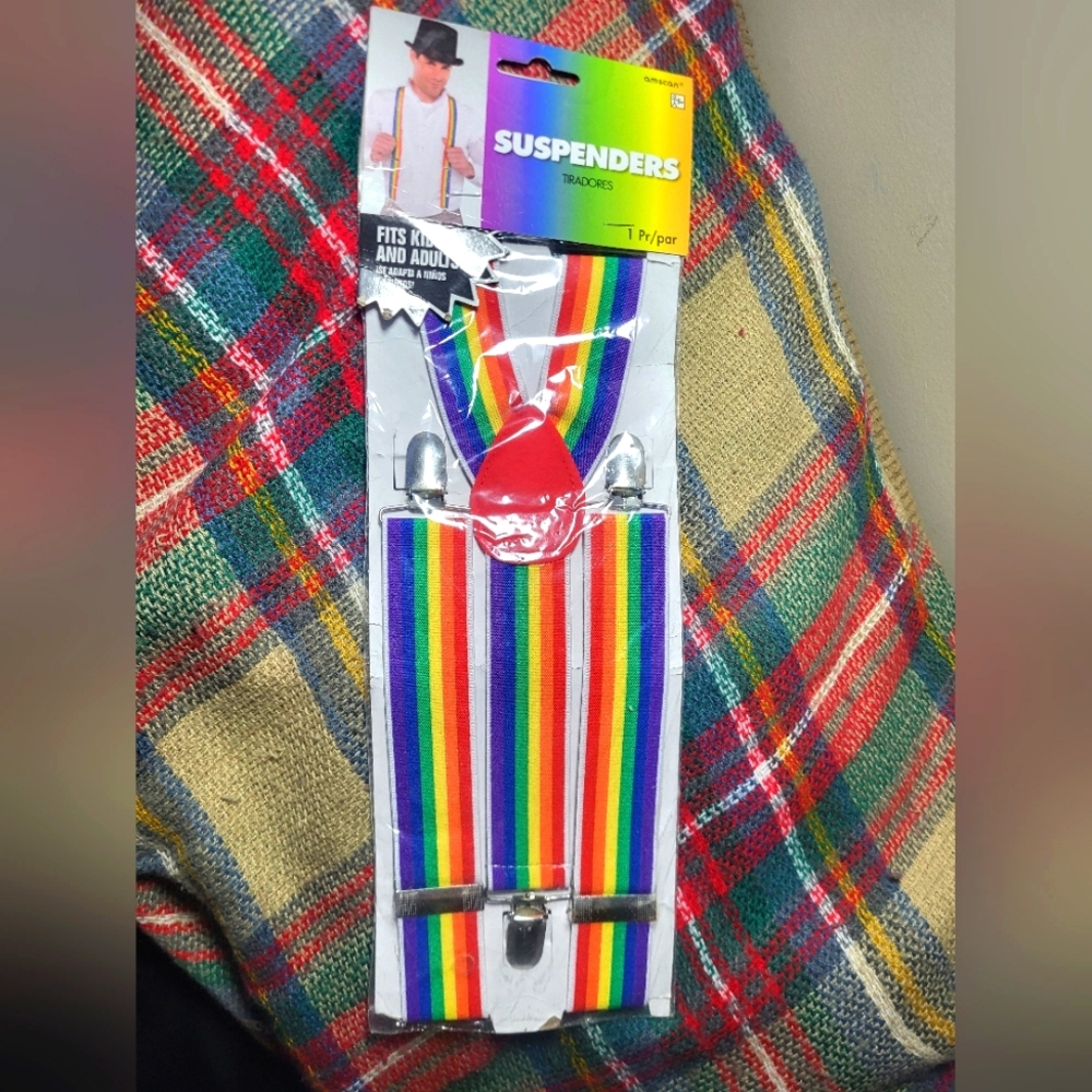 New Rainbow Suspenders